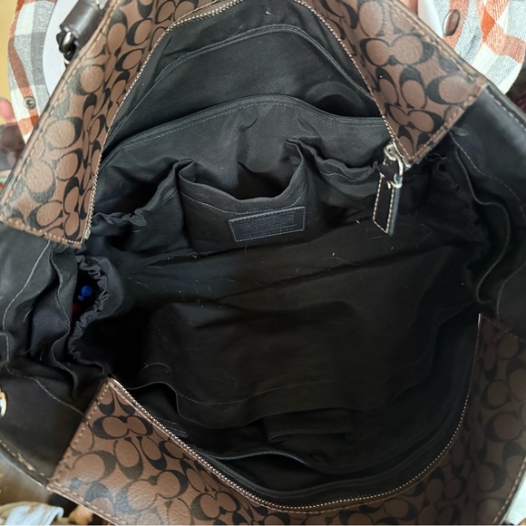 Coach Brown Signature Tote Bag - Picture 2 of 2